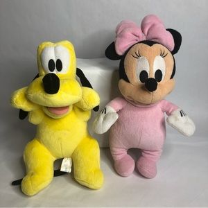 Disney Parks‎ Baby Minnie & Pluto Disneyland Toy Disney World